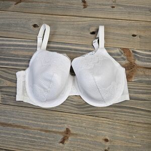 Ambrielle White Lace Bra
